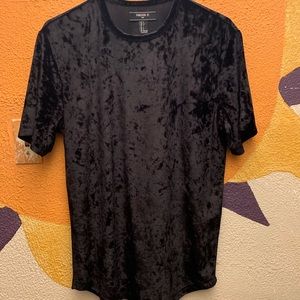 Velvet Forever 21 Men Black Shirt